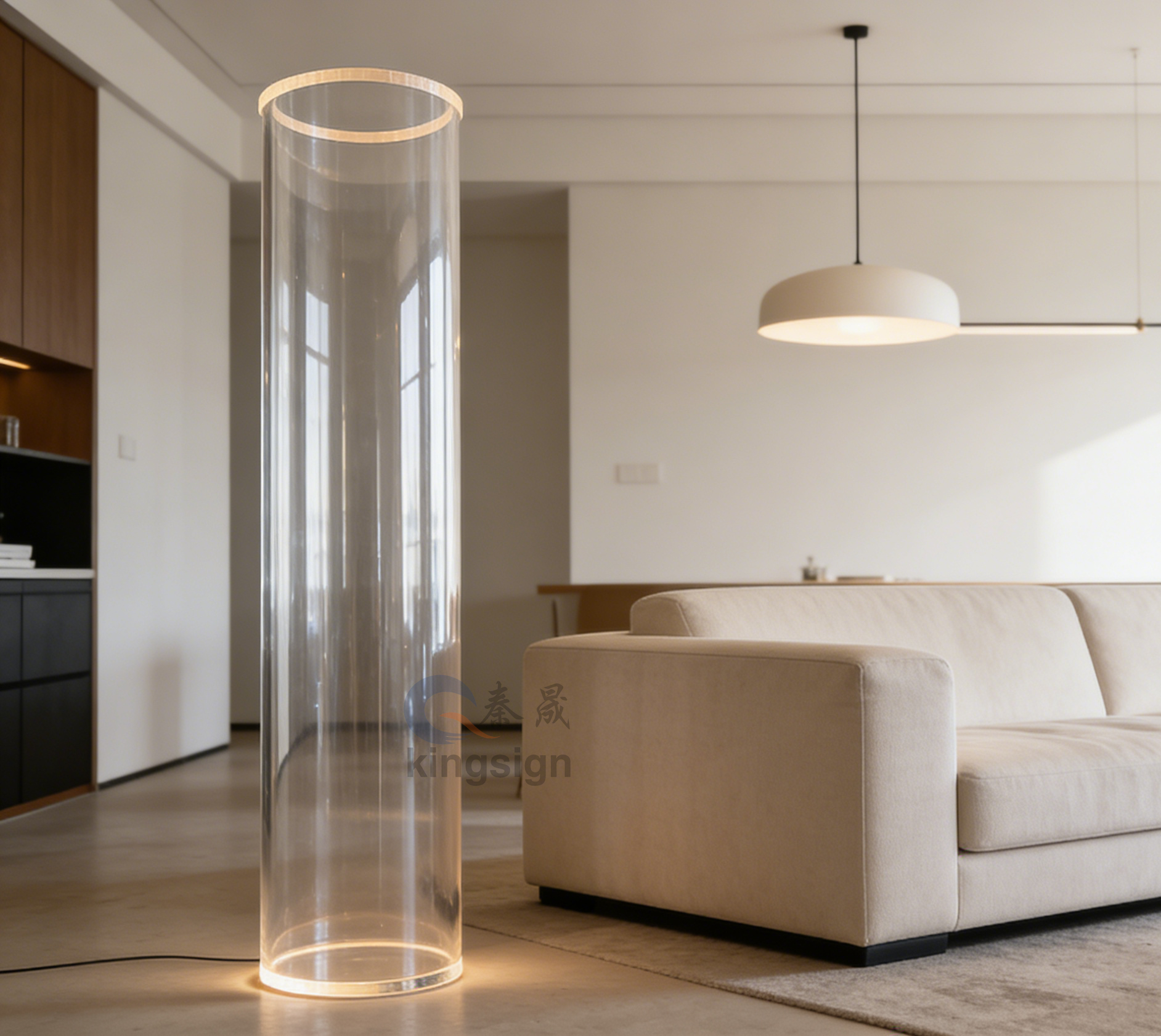 Kingsign-Acrylrohre für globale Industrie- und Designlösungen