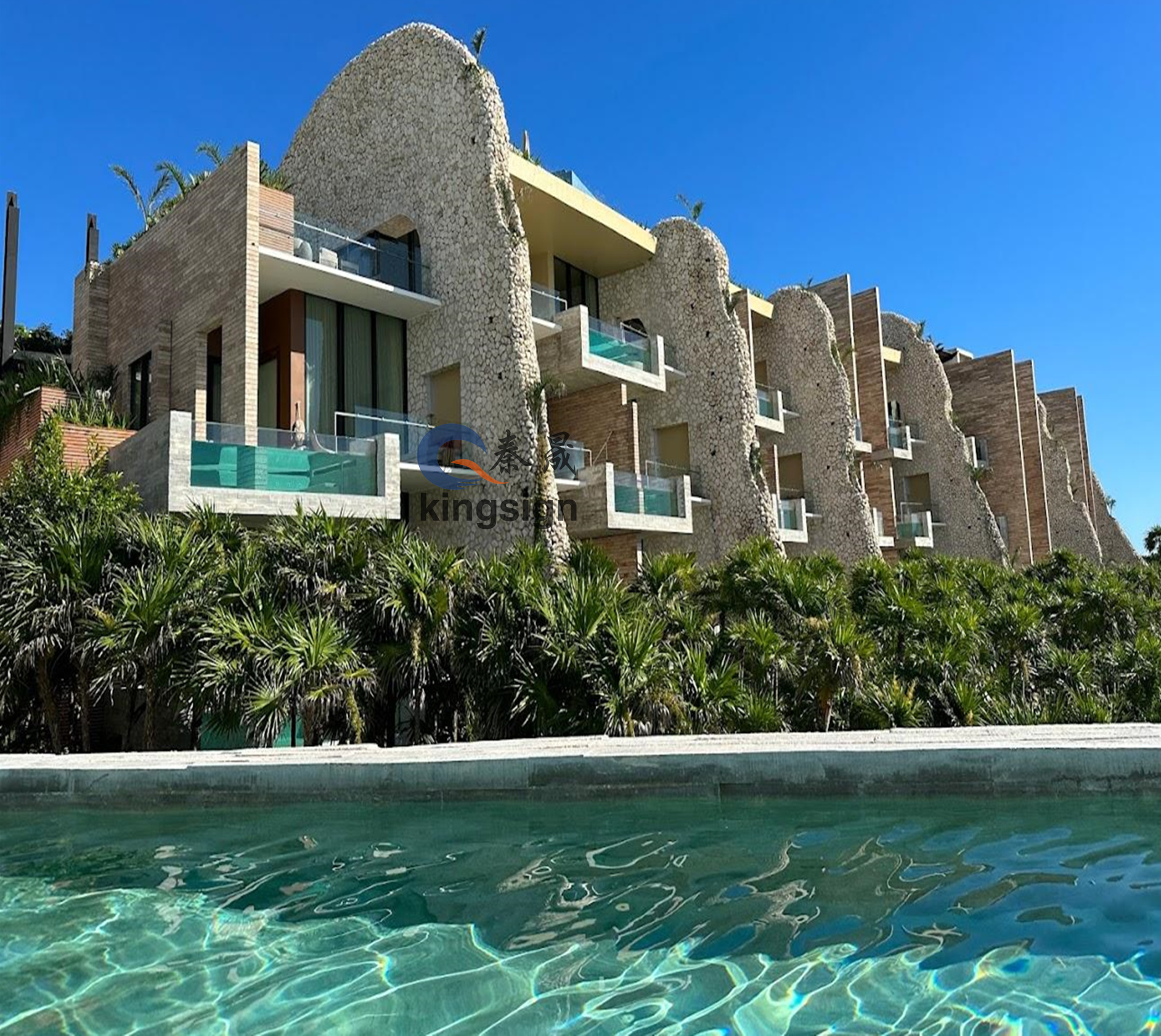 Kingsign Acryl-Poolfenster und Sichtpaneel